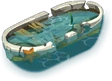 Indice Barque coulée dans le décor