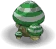 Indice Champignon rayé dans le décor