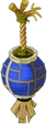 Indice Lampion bleu dans le décor