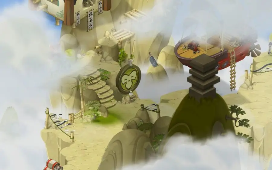 Entrée du Dojo du Vent, en [20,-37] (Aerdala)