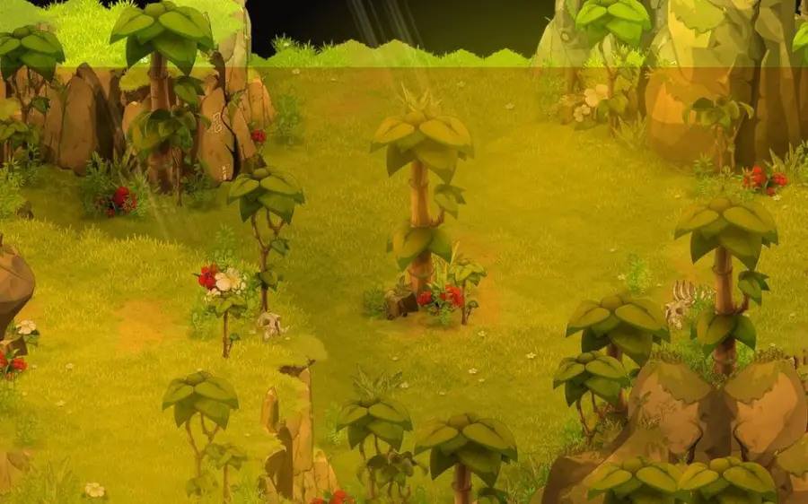 Récupérer les ressources, en [-14,10] (Canyon sauvage)