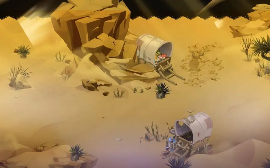 Convoi attaqué, en [15,-59] (Dunes des ossements)
