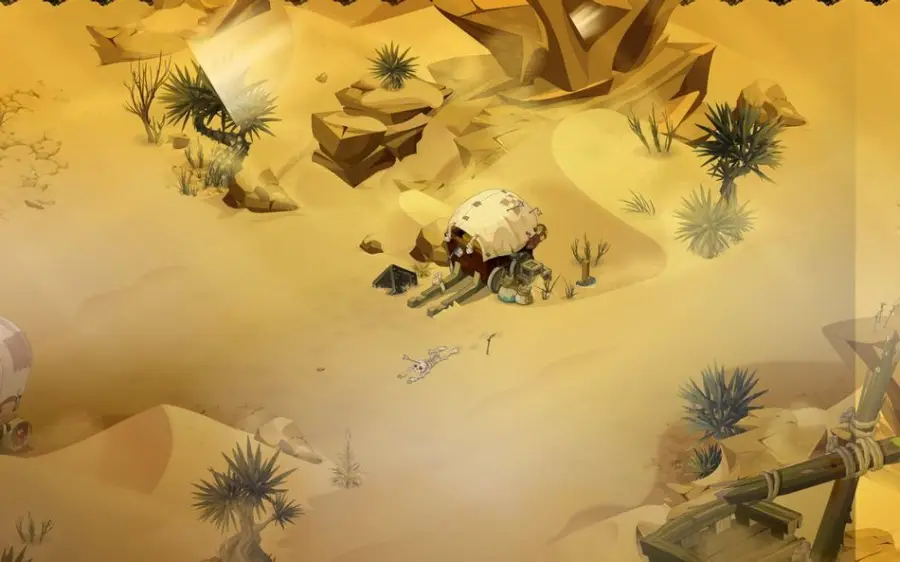 Remonter la piste, en [16,-59] (Dunes des ossements)