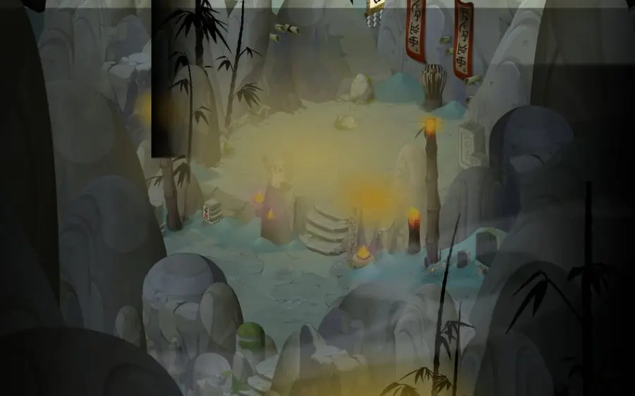 Devant le sanctuaire du feu, en [17,-36] (Feudala)