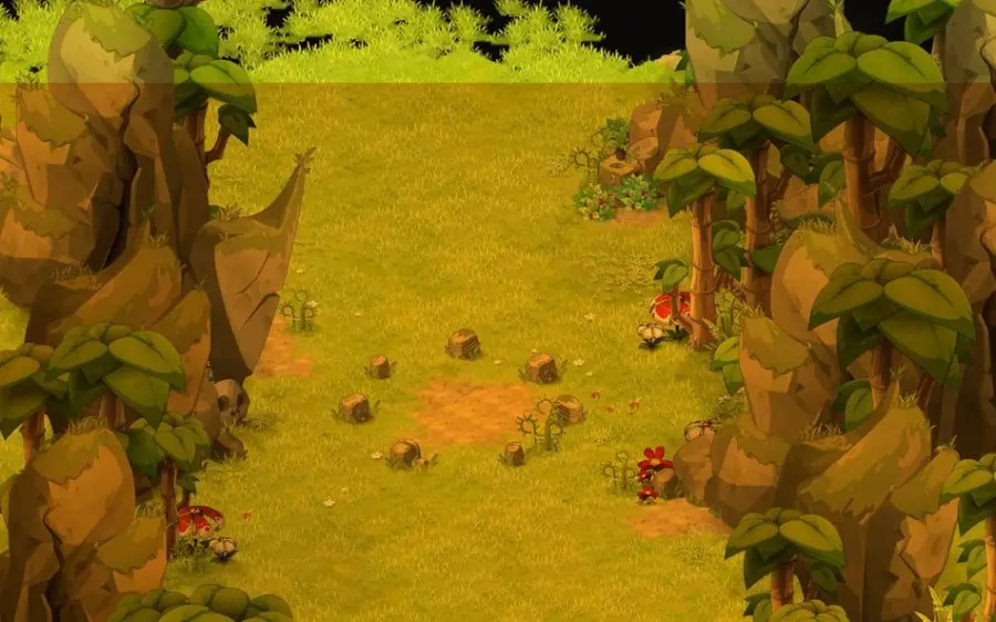 Visiter les cinq cartes, en [-11,5] (Forêt de Kaliptus)