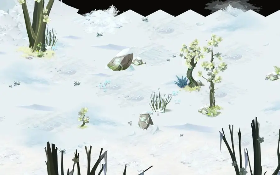 Délivrer les bûcherons prisonniers de la glace, en [-74,-70] (Forêt pétrifiée)