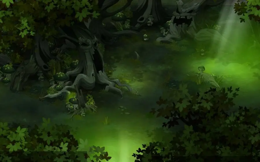 Lieu de recherche, en [-12,-12] (Forêt Sombre)