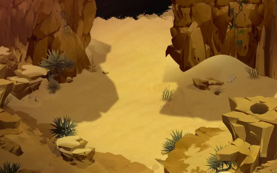 Vaincre les Vers des Sables, en [9,-67] (Gorge des Vents Hurlants)