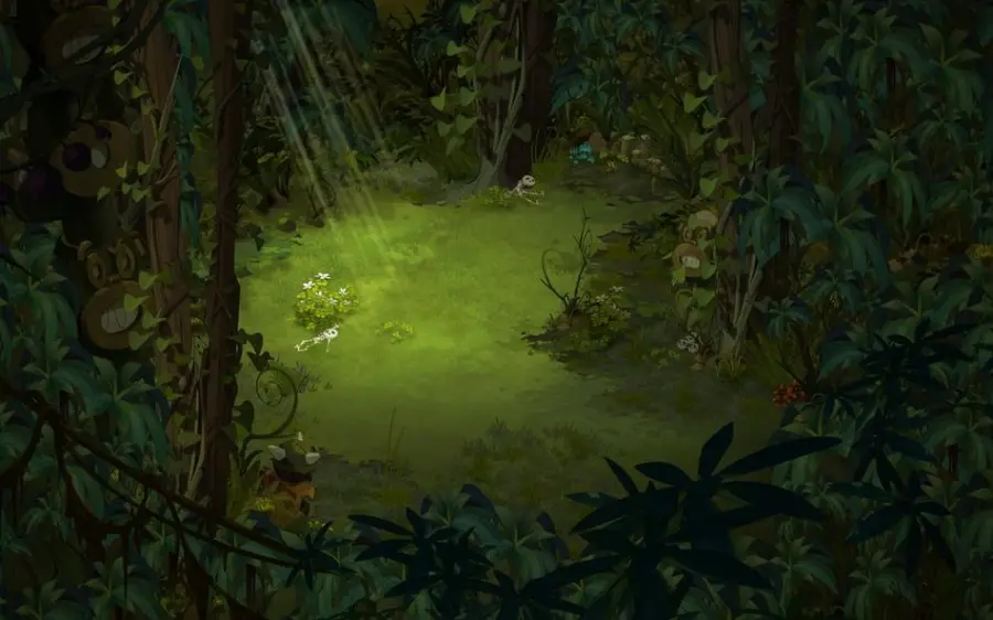 Clairière obscure, en [31,6] (Jungle Interdite)