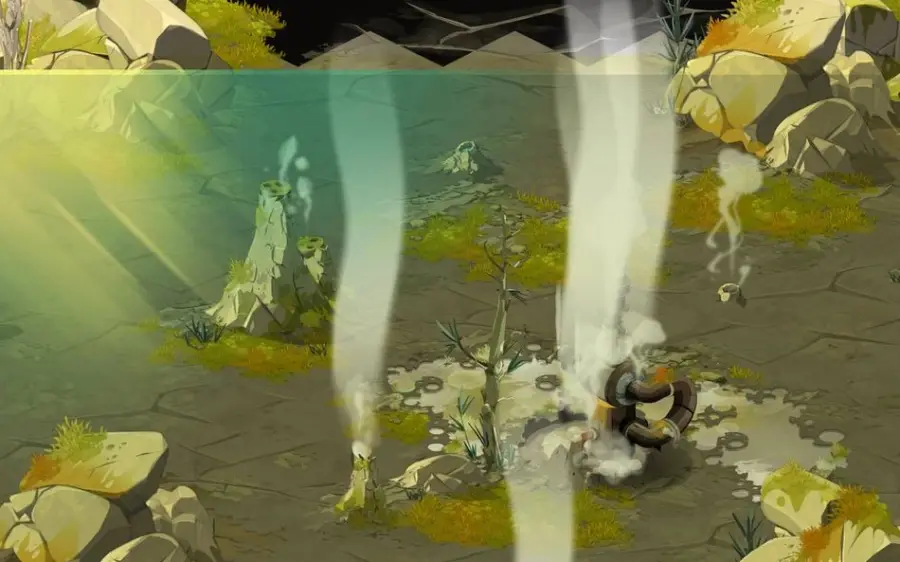 Inspecter les quatre extracteurs, en [-71,-86] (Larmes d'Ouronigride)