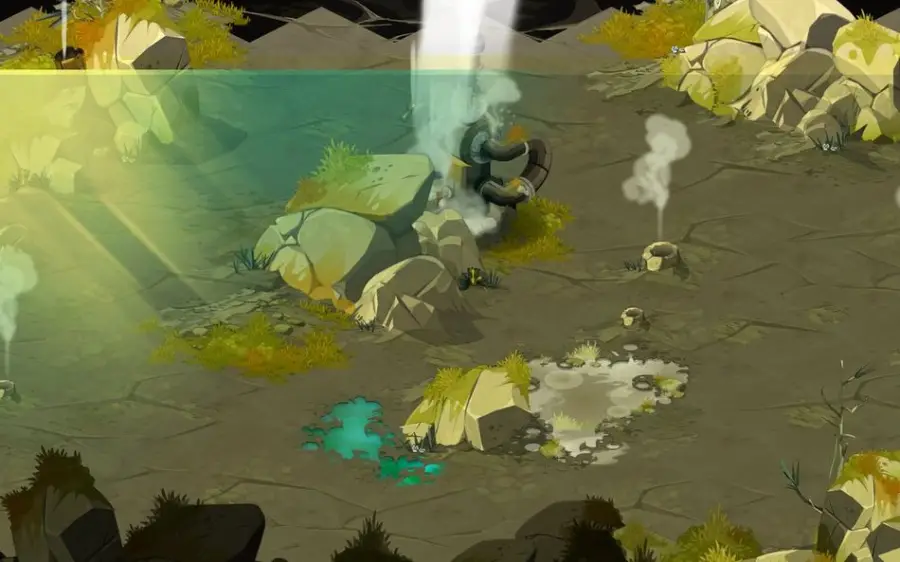 Inspecter les quatre extracteurs, en [-72,-84] (Larmes d'Ouronigride)