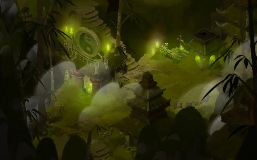 Traverser le labyrinthe de la crypte, en [35,-45] (Mont des Tombeaux)