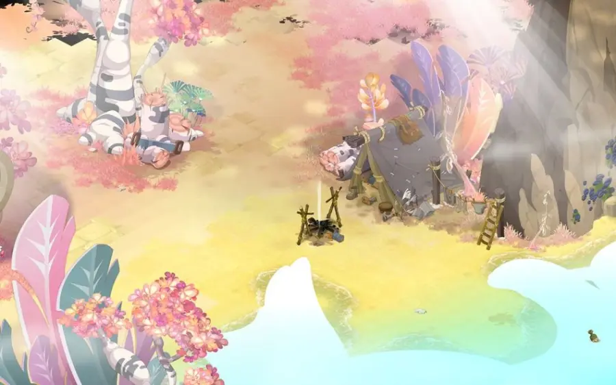 Ramasser la bonne bouteille, en [-62,31] (Nimotopia)