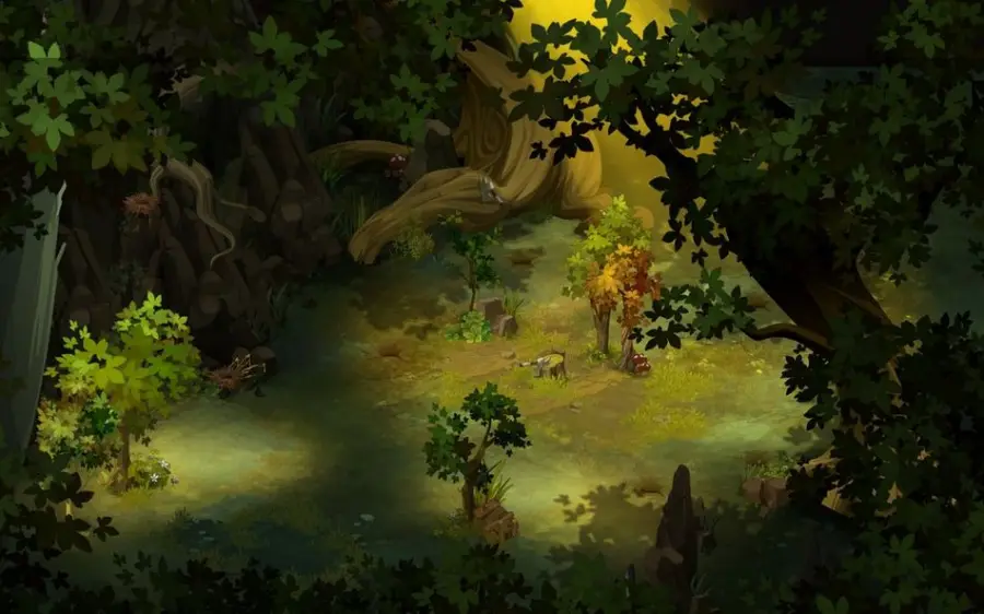 Orée de la forêt des Abraknydes, en [-4,-12]