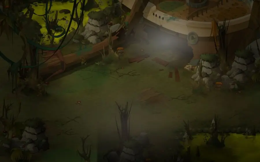 Vaincre le gardien confié, en [-55,-4] (Tourbière sans fond)