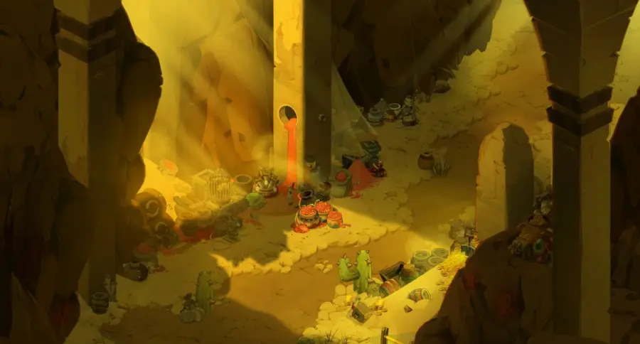 Caverne d'El Piko : plan de la salle 1
