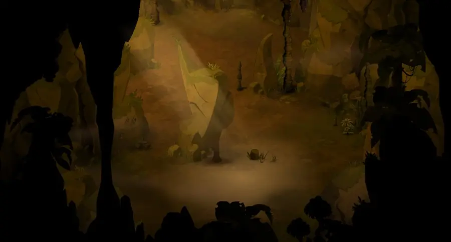 Caverne du Koulosse : plan de la salle 11