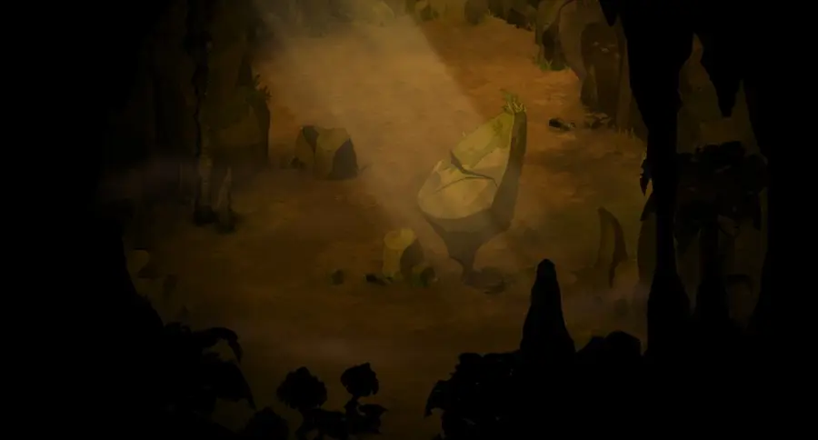 Caverne du Koulosse : plan de la salle 7