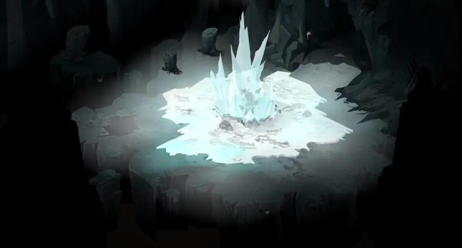 Cavernes du Kolosso : plan de la salle 5