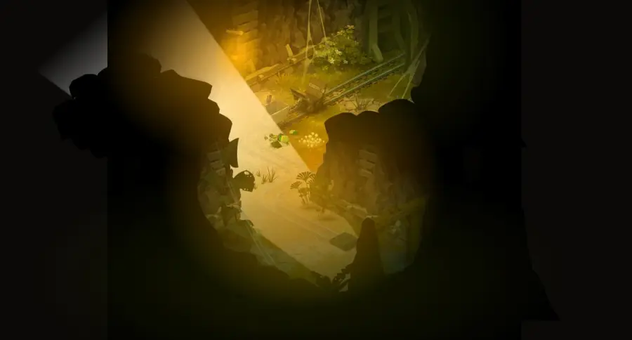 Donjon des Larves : plan de la salle 4