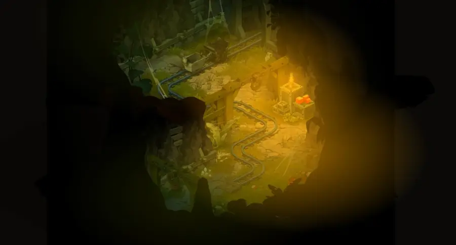 Donjon des Larves : plan de la salle 5