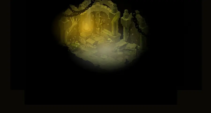 Donjon des Squelettes : plan de la salle 3