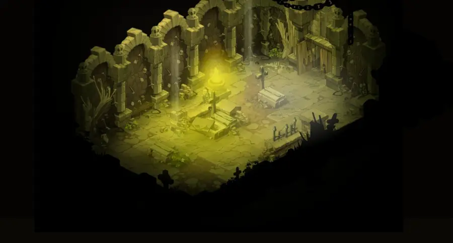 Donjon des Squelettes : plan de la salle 4