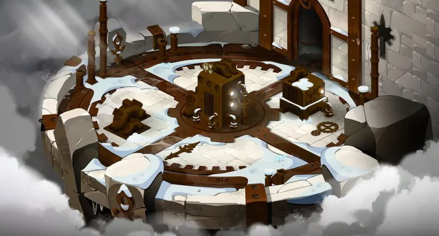 Donjon du Comte Harebourg : plan de la salle 5