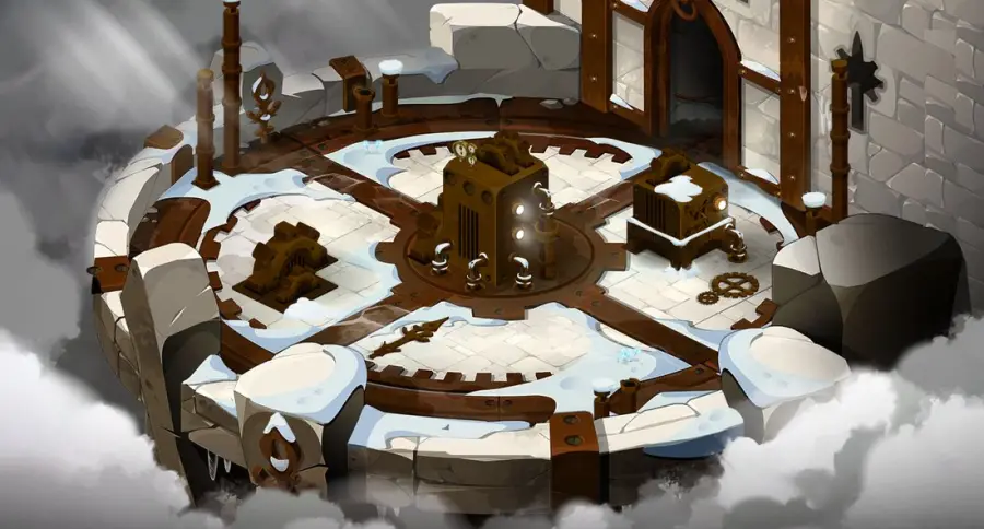 Donjon du Comte Harebourg : plan de la salle 6
