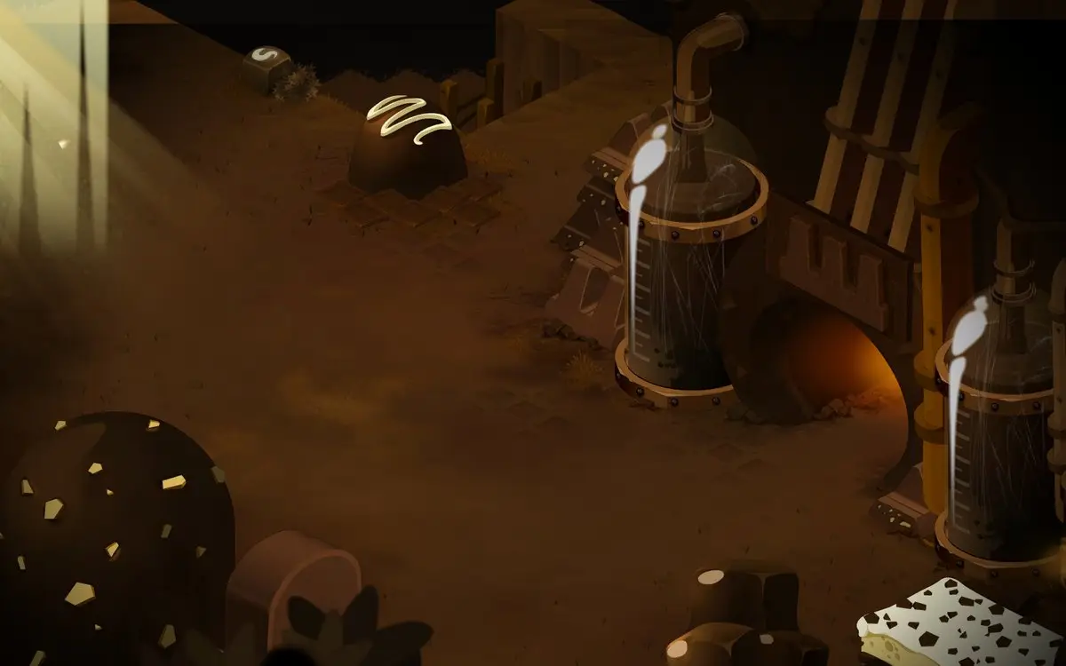 Fonderie des Waddicts : l'entrée du donjon, en [-3,-4] (Carrière Chocolatée)
