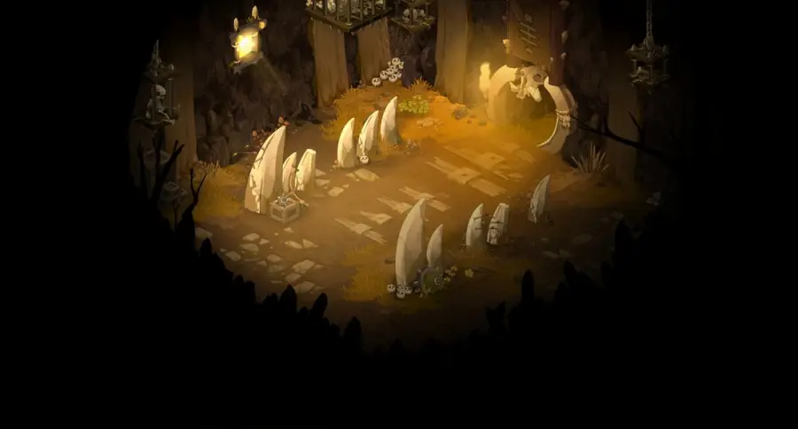 Grotte du Bworker : plan de la salle 2