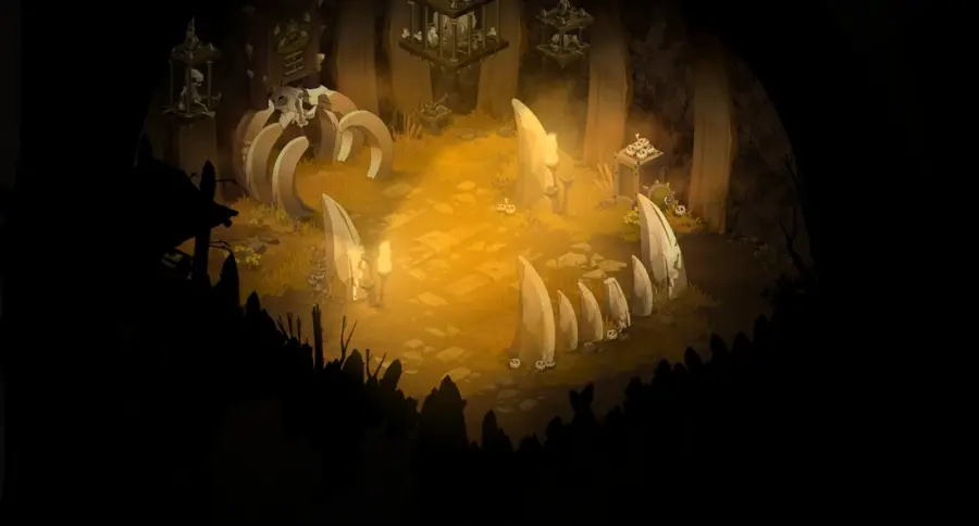Grotte du Bworker : plan de la salle 4