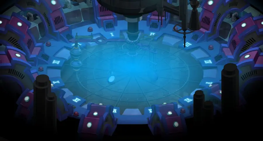 Œil de Vortex : plan de la salle 1