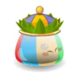Portrait de Blop Multicolore Royal