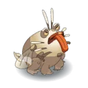 Crapaud-mufle albinos