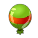Icône de Ballon Vert Magique