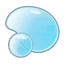 Icône de Bout de Blop Indigo
