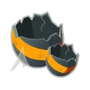 Icône de Coquille de Dragoeuf Charbon