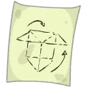 Icône de Diagramme de pliage