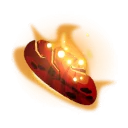 Icône de Galet brasillant