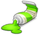 Icône de Peinture Verte