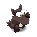 Icône de Petit Chienchien Noir