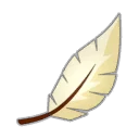 Icône de Plume Blanche de Hibou