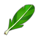 Icône de Plume de Piou Vert