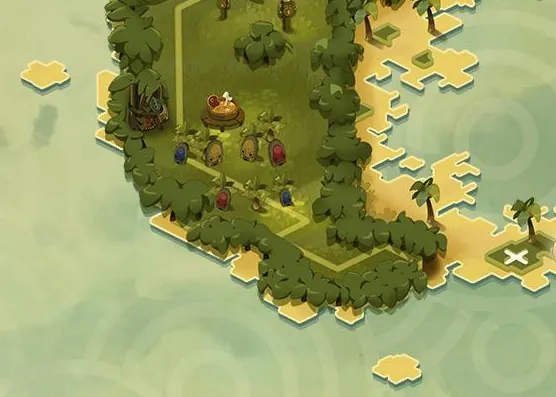 Carte de Forêt des Masques (Île de Moon)