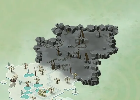 Carte de Forêt enneigée (Île de Sakaï)
