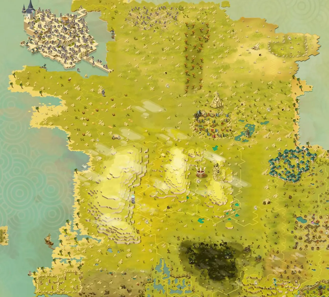 Carte de Plaines de Cania